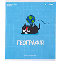 Тетрадь Kite предметная Cat 48 листов, клетка, география K23-240-21 d