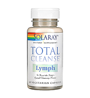 Детоксикация лимфы, Total Cleanse Lymph, Solaray, 60 капсул (SOR-08333)