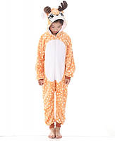 Детская пижама кигуруми Олененок 140 см sn