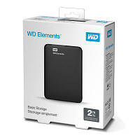 Зовнішній накопичувач HDD 2.5" 2TB Western Digital Elements Portable (WDBU6Y0020BBK-WESN), USB 3.0