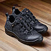 Чоловічі тактичні літні кросівки (сітка, натуральна шкіра) чорні, військові кроси літо, армійське взуття, розмір 37-48, фото 2