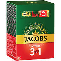 Кофе растворимый в стиках Jacobs 3в1 Intense 24шт по 12г