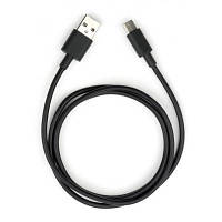Дата кабель USB 2.0 AM to Type-C PVC 1m black Vinga (VCPDCTC1BK) sn