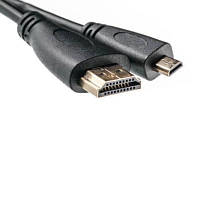 Кабель мультимедийный HDMI A to HDMI D (micro), 0.5m PowerPlant (KD00AS1241) sn