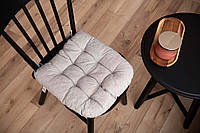 Подушка на стул квадратная Ardesto Oliver ART-02-OD 40х40 см серая Отличное качество