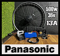 Электронабор на переднее колесо 36V/500W E-Crosser 26"28"29" Батарея Panasonic li-ion 13А 2024