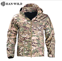 Тактична мембранна куртка Han Wild мультикам 00518 хорошее качество