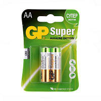 Батарейка Gp AA LR6 Super Alcaline * 2 (15A-U2 / 4891199000027) sn