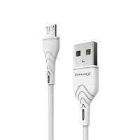 Кабель Grand-X (PM-03B/03W) USB 2.0 - MicroUSB 3.0A, для телефонів 1м, USB 2.0 AM to Micro 5P