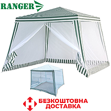 Садовий павільйон намет для дачі павільйон альтанка для відпочинку із захисною москітною сіткою Ranger SP-002 вага 7 кг
