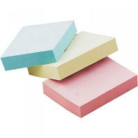 Бумага для заметок Buromax with adhesive layer 38х51мм, 3*100sheets, colors mix,blister (BM.2319-99) sn