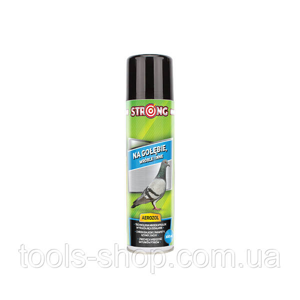 Спрей для відлякування птахів Strong, 300 мл Польща, від голубів, горобців та інших птахів, фото 1