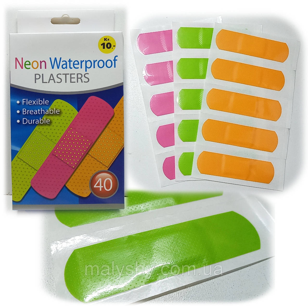 Пластир  "Neon Waterproof» / 40шт