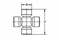 Крестовина VW CRAFTER 30-35 (2E_) / VW CRAFTER 30-50 (2E_) 1995-2018 г.