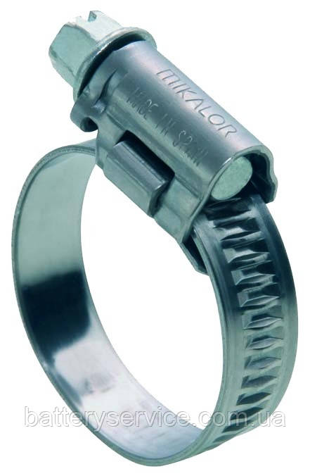 Хомут черв'ячний DIN 3017 50-70/9 мм W2 Mikalor (03016591)