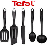 Набор кухонных принадлежностей Tefal Bienvenue: угловая, блинная и длинная лопатка, ложка, половник