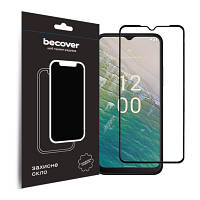 Стекло защитное BeCover Nokia C32 Black (709739) sn