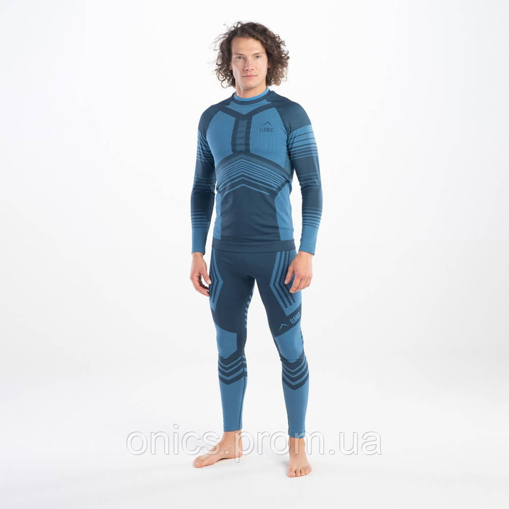 Комплект термобілизни чоловічий Elbrus eglo set dress blues/directory blue (EBS-EGL-BL) хорошее качество - фото 7 - id-p2197526746