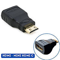 Адаптер HDMI - Mini HDMI C, мама-папа, переходник as