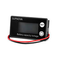 Индикатор заряда аккумулятора % вольтметр 8-100В Li-ion LiFePO4, SUPNOVA as