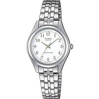 Стильні жіночі годинники наручні сталеві кварцові оригінальні Casio Collection LTP-1129PA-7BEF