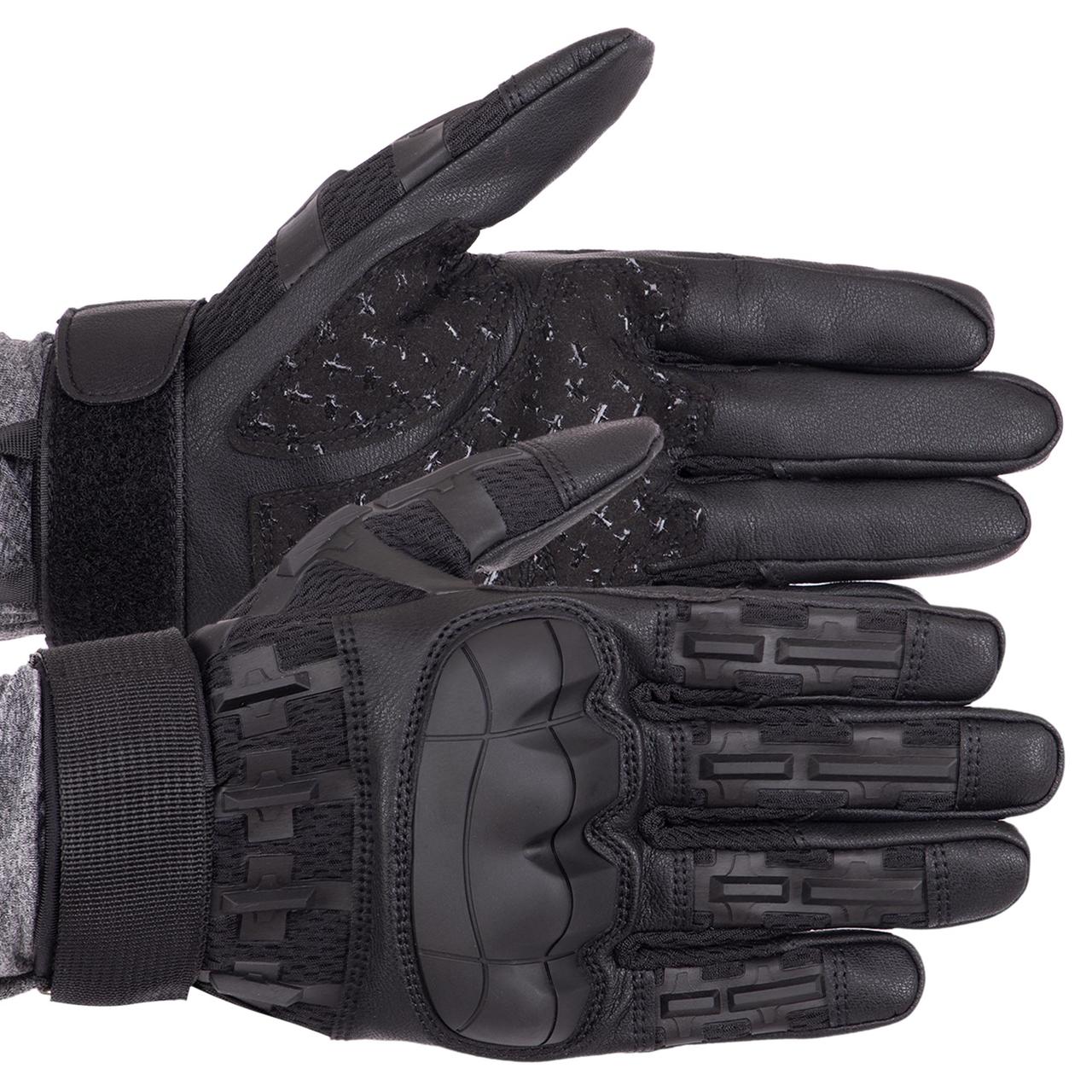 Перчатки тактические с закрытыми пальцами Military Rangers BC-9879 размер M цвет черный as - фото 1 - id-p2197534616