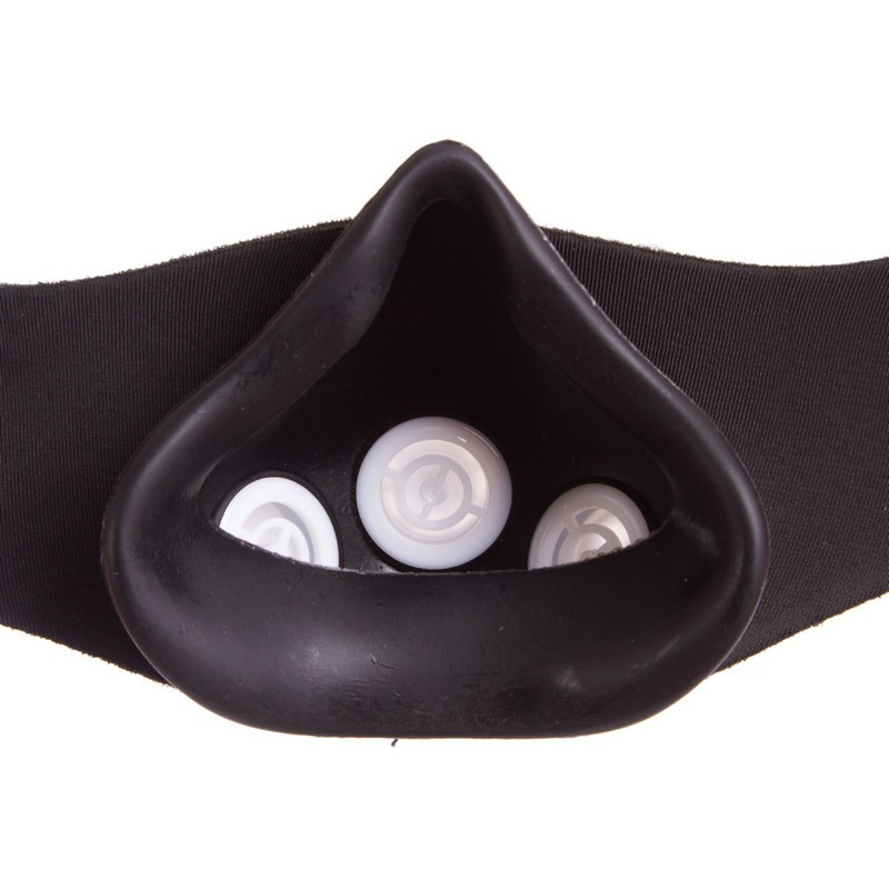 Маска тренировочная Zelart Training Mask FI-5324 черный as - фото 4 - id-p2197534629