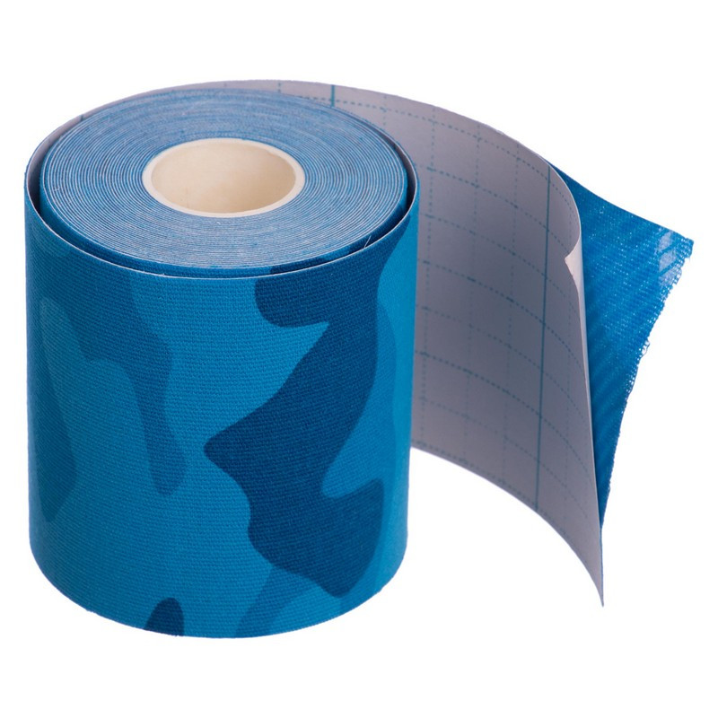 Кинезио тейп (Kinesio tape) Zelart BC-0842-7_5 размер 7,5смх5м синий as - фото 4 - id-p2197534632