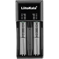 Зарядное устройство для аккумуляторов Liitokala 2 Slots, LED indicator, Li-ion(18650...RCR123...26650), sn