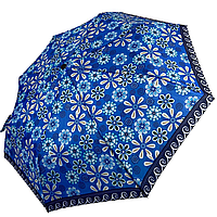 Женский полуавтоматический зонт SL на 8 спиц с цветочным принтом, 0310Е-2