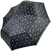 Женский полуавтоматический зонт SL на 8 спиц с цветочным принтом, 0310Е-6
