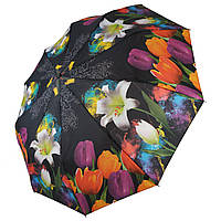 Женский зонт полуавтомат "S&L" с лилиями, 043006-10 Real