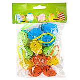 Набір мінікрасенів "Яскраві яєчки", 3,5 см, набір 12 шт., фото 2