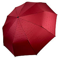 Автоматический зонт Три слона на 10 спиц, бордовый цвет, 0333-3