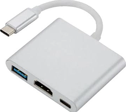 Адаптер Multiport USB3.1 Type-C to HDMI/USB 3.0/USB Type-C до 4K HD