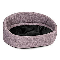 Лежак для собак и кошек Природа Люкс PR241783 52x36x20 см Серый(4823082417834) AG, код: 7574597