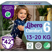 Подгузники Libero Comfort Размер 6 (13-20 кг) 42 шт (7322541757049) sn