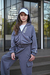 Стильний спортивний костюм КАРГО для дівчинки підлітка на зріст 140,146,152,158,164