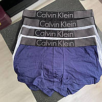 Чоловічий набір трусів 4 шт Calvin Klein колір чорний, сірий, білий, синій хорошее качество