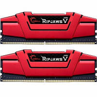 Модуль памяти для компьютера DDR4 8GB (2x4GB) 2400 MHz RIPJAWS V RED G.Skill (F4-2400C17D-8GVR) sn