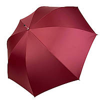 Однотонный зонт-трость, полуавтомат на 8 спиц от фирмы RST, бордовый, 01113-2 Real