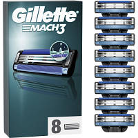 Сменные кассеты Gillette Mach3 8 шт. 3014260239640/8700216066556 d