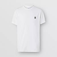 Футболка Burberry Monogram Motif Cotton T-shirt White хорошее качество