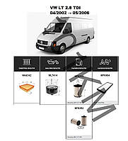 Комплект фільтрів VW LT 2.8 TDI (2002-2006) WIX