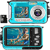 Підводна камера Full HD 2.7K 48MP 10FT двоекранна 16-кратний цифровий зум