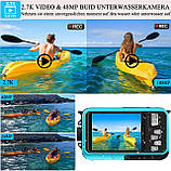 Підводна камера Full HD 2.7K 48MP 10FT двоекранна 16-кратний цифровий зум, фото 7