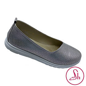 Балетки жіночі сріблястого кольору “Style Shoes”