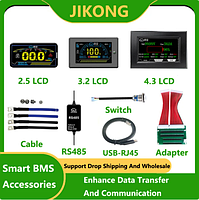 BMS 3S 4S 7S 8S 60A 12V-24V JKBMS 0,4A lifepo4 Li-ion LTO BD4A8S6P, фото 9