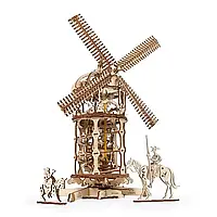 Механический 3D пазл "Башня-Мельница", 585 элементов UGEARS (4820184120846)