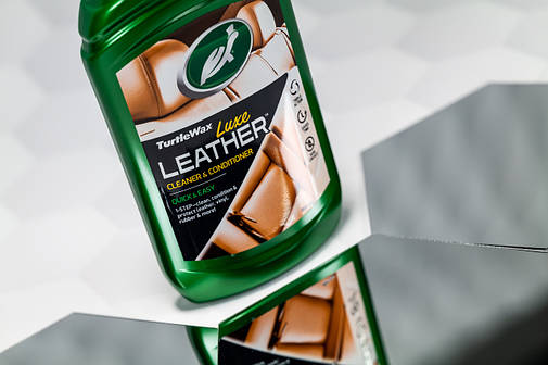 Очисник і кондиціонер шкіри Turtle Wax Leather Cleaner Conditioner 0.5 л, фото 3